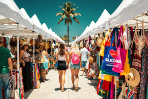 Der Martkplatz von Silicona